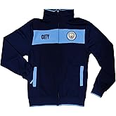 Icon Sports English Soccer Unisex Kids Icon Sports Officially Licensed Manchester City Fc Track Jacket - Unisex Kids
