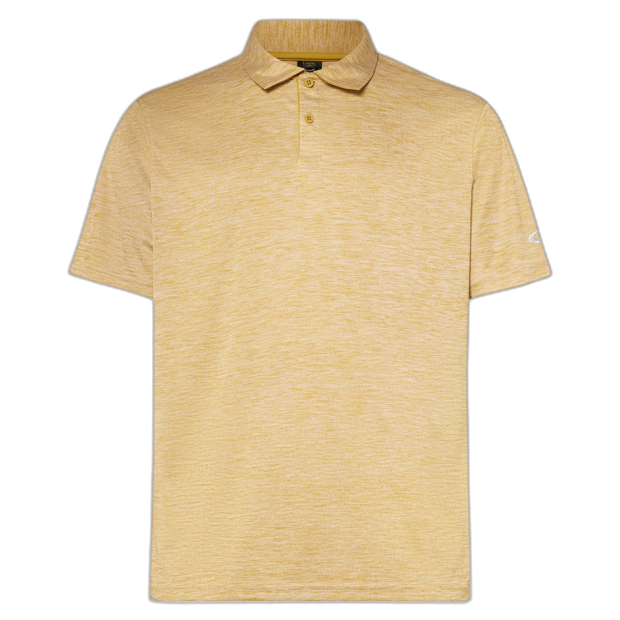 Oakley Mens Aero Hydrolix Polo Shirt, Sulfide/White Heather, X-Small