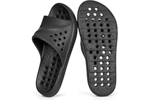 Shower Shoes for Womens Mens Massage Pool Slides with Arch Support Quick Drying Beach Sandals Non Slip Summer Bathroom Indoor