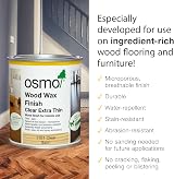Osmo 1101C 0.75L Extra Thin Wood Wax Finish Clear Satin Oil Based view 3