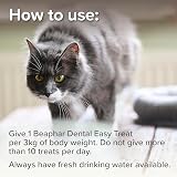 Beaphar Dental Easy Treats for Cats 35g - Crunchy Chlorophyll Filled Delicacy view 6