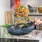 Russell Hobbs Nightfall Stone Wok 28cm Non-Stick Induction Pan view 4