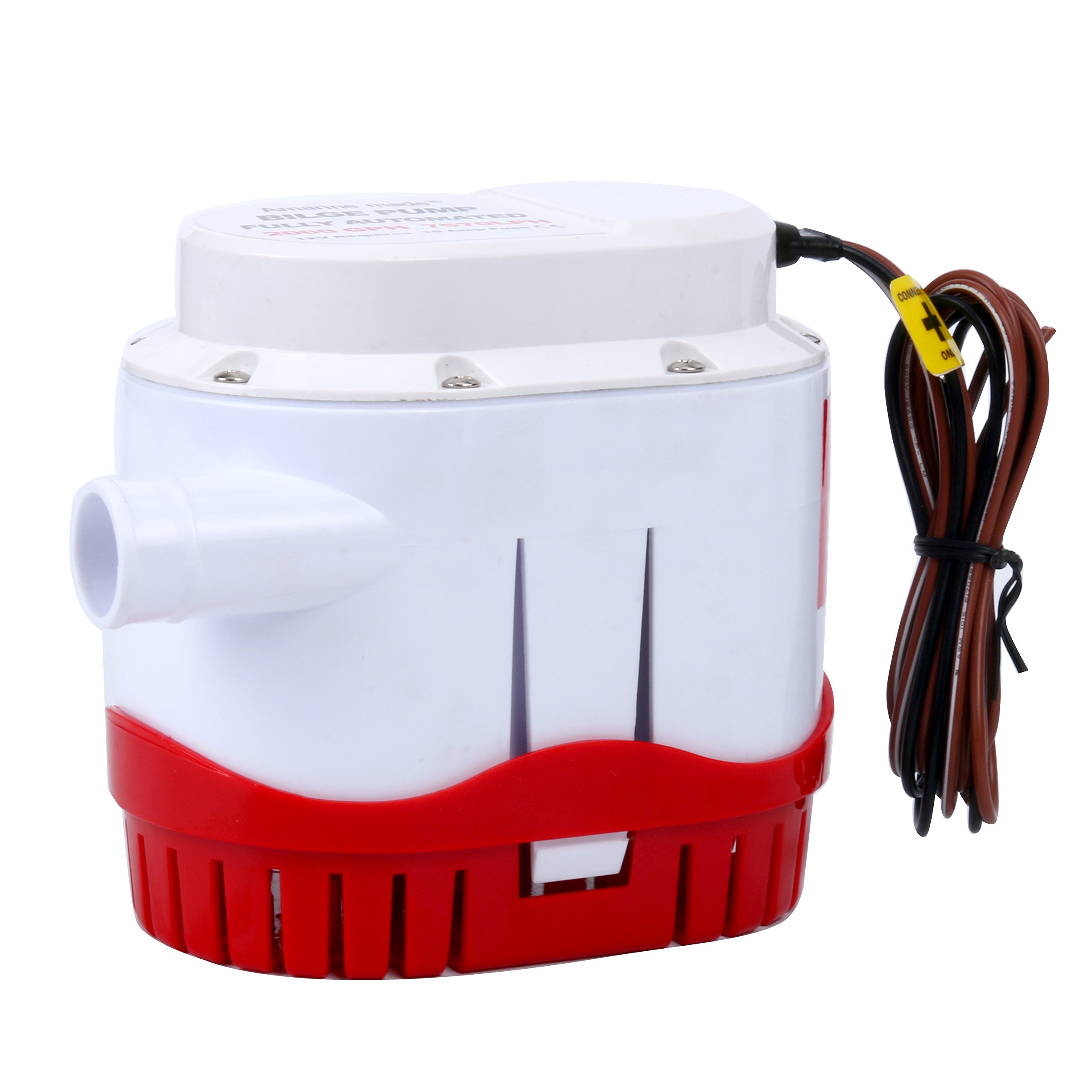 Amarine Made Automatic Submersible Boat Bilge Water Pump 12v 2000gph