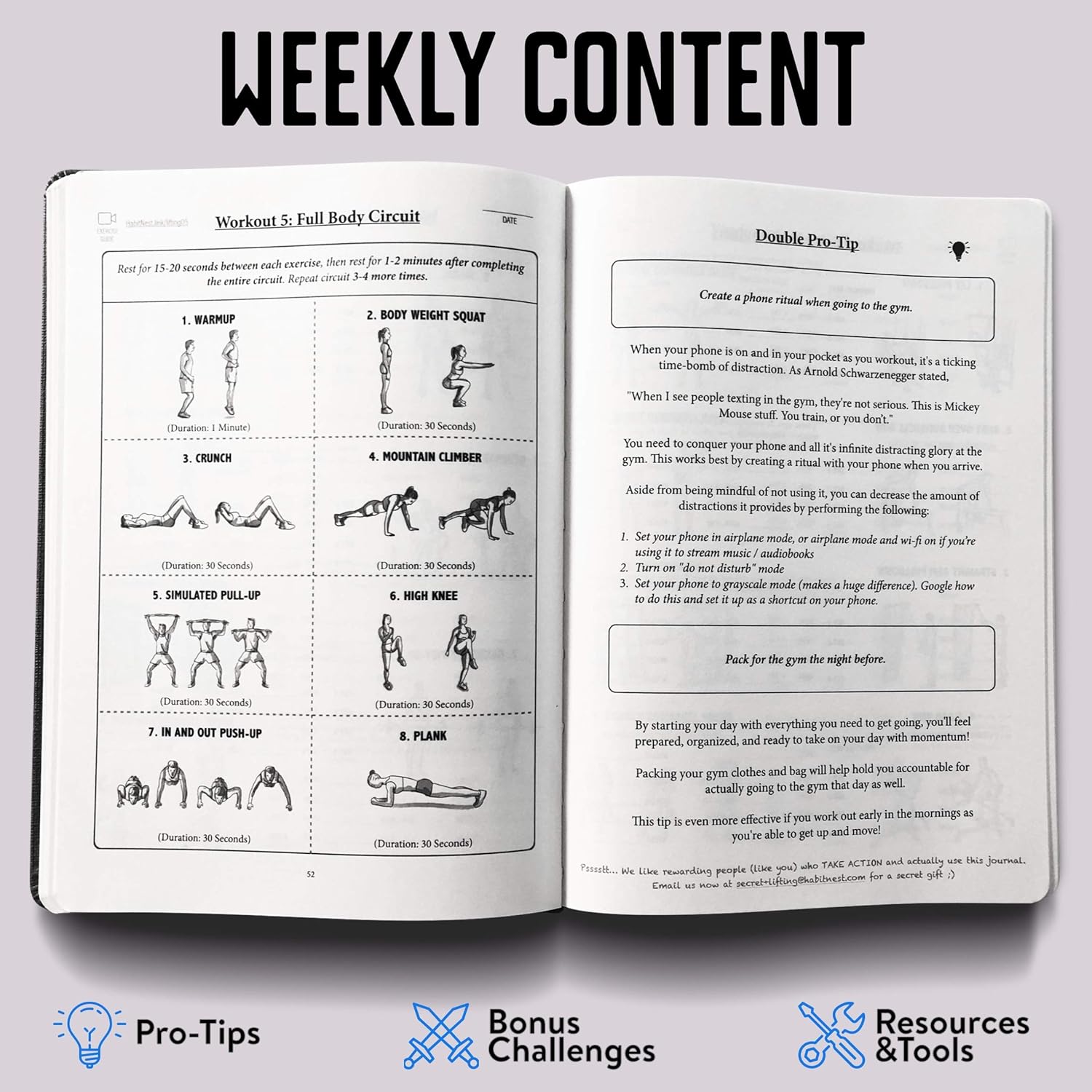 The Weightlifting Gym Buddy Journal. 12-Week Personal Training Program Fitness Journal. Workout Journal and Workout Log Book. Your Ultimate Fitness Planner. #1 Workout Journal for Women & Men. : Sports & Outdoors
