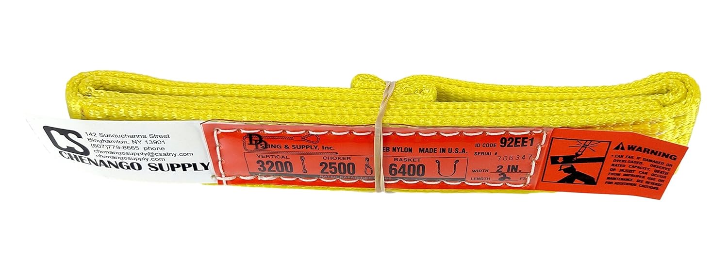 DD Sling Heavy Duty 1 width Eye & Eye 3,200 Basket Multiple Lengths