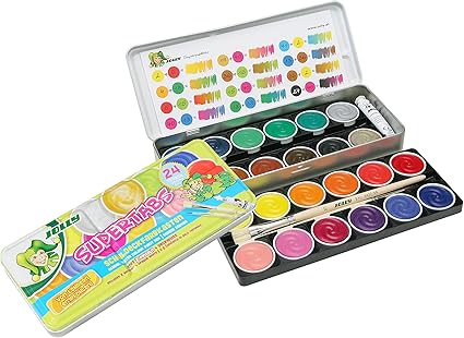 JOLLY 9335-0002 JOLLY - Caja de Pintura, 24 Unidades: Amazon.es: Oficina y papelería