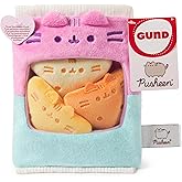 GUND Pusheen Gamer Chips with Removable Mini Plushies, Toy Tortilla Chips, Food Plushies, Gaming Decor, Stuffed Animals for Ages 8 and Up, Pink, 8"