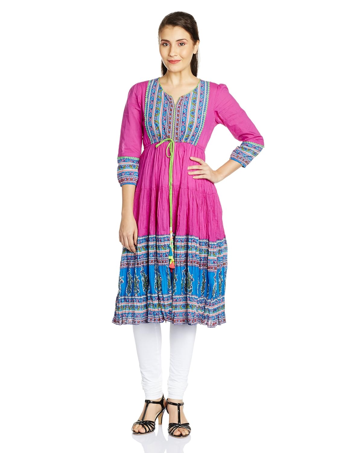 Rain and rainbow salwar suit Clearance