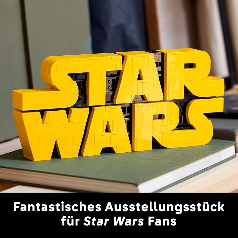 Star Wars 75407 Star Wars Logo Steinen - Bauset für Erwachsene zum Sammeln - Popkultur-Modell - Ausstellungsstück für das Büro - Geschenkidee für Erwachsene und Jugendliche Fans — Foto 6 von 8