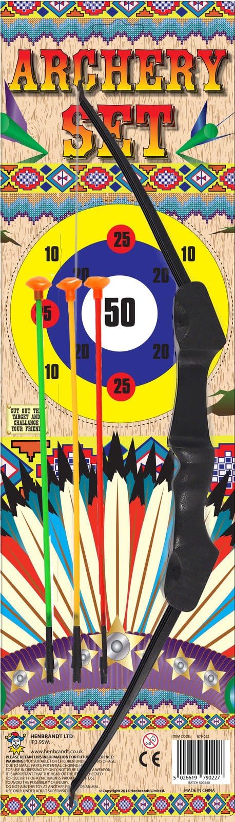 Plastic Archery Set Junior Bow & And Sucker Arrows Fun Garden Game Toy - This is a brand new garden bow and arrow set.