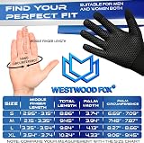 Westwood Fox WFX Cycling Gloves Touchscreen Thermal Black L view 4