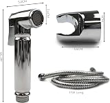 Xcel Home Handheld Douche Sprayer Shattaf Bidet Shower Head Chrome 1.5m Hose view 3