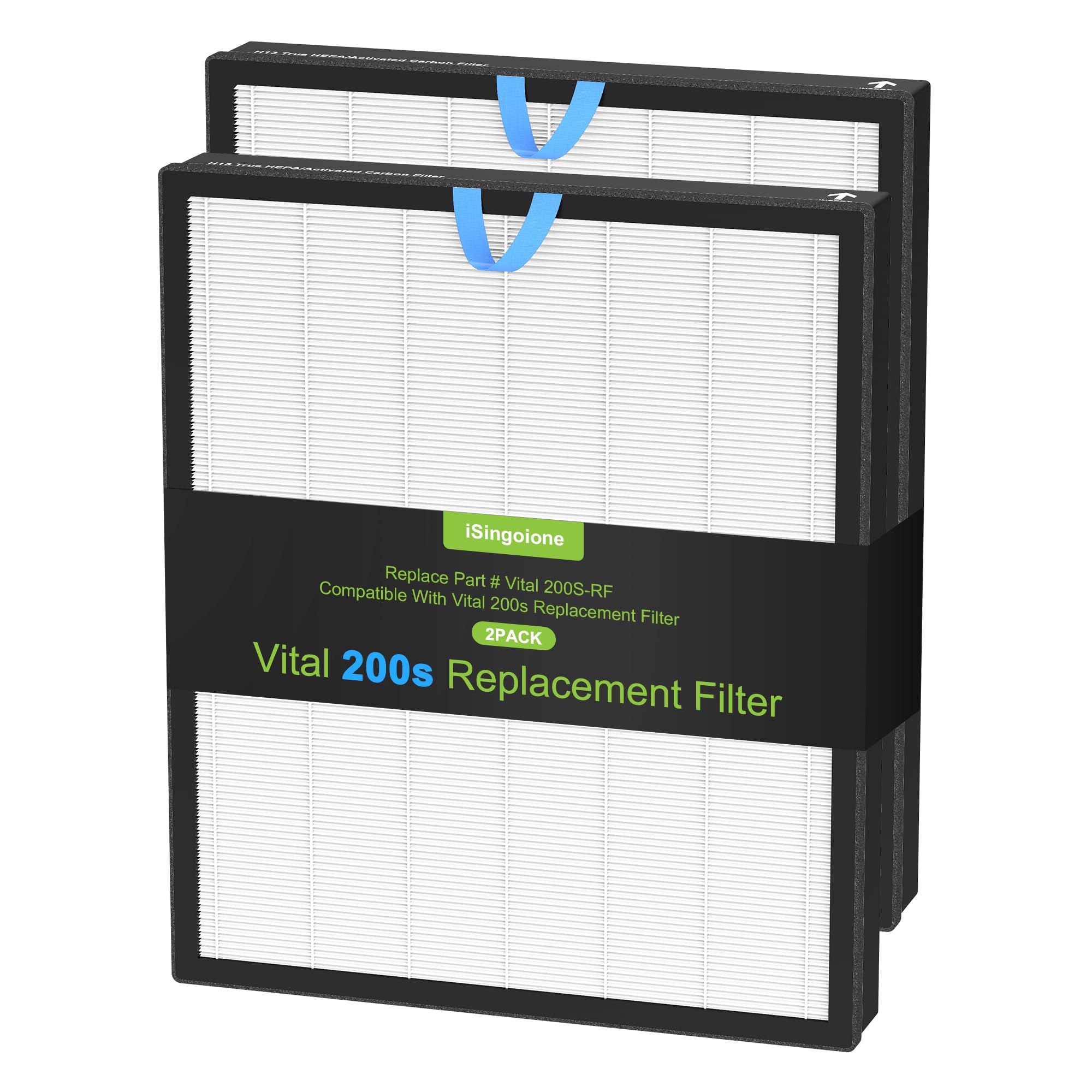 Photo 1 of 2 Pack Vital 200S Replacement Filter for LEVOIT Vital 200S Vital 200S-P Air Purifier, H13 True HEPA and High-Efficiency Activated Carbon Filter, Vital 200S-RF, LRF-V201-WUS