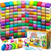 ESSENSON Air Dry Clay 150 Colors, Modeling Clay for Kids | DIY Molding Magic Clay, Includes Tools, Toys Gifts for Age 3 4 5 6 7 8+ Years Old Boys Girls