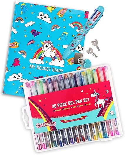 girlzone 30 piece gel pen set