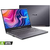 ASUS ProArt StudioBook Pro 15 Mobile Workstation Laptop, 15.6” UHD NanoEdge Bezel, Intel Core i7-9750H, 48GB DDR4, 2TB PCIe SSD, Nvidia Quadro RTX 5000, Windows 10 Pro, W500G5T-XS77, Star Grey