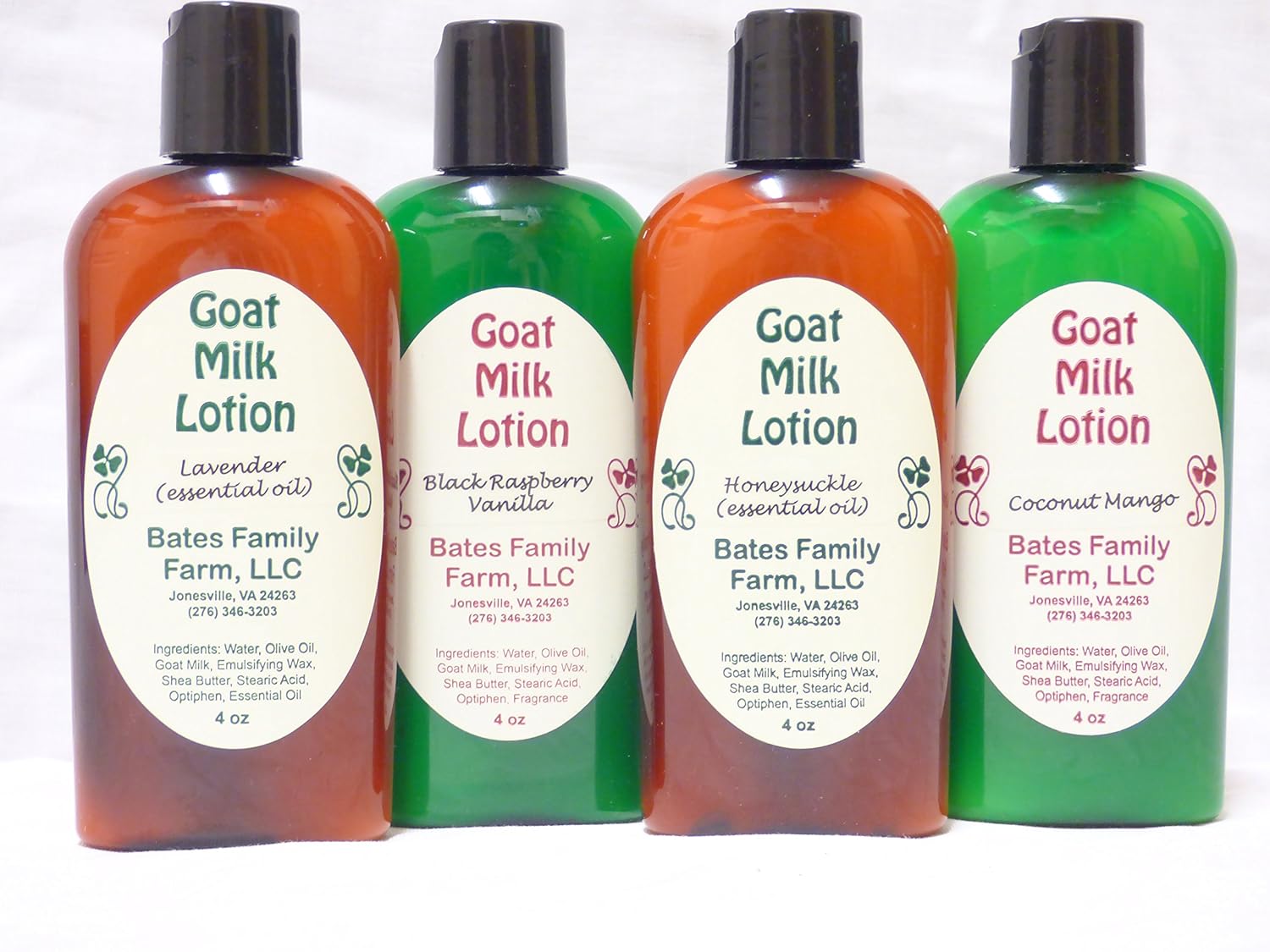 Bates Farm Goat Milk Lotion (Coconut Mango, 4oz) Health