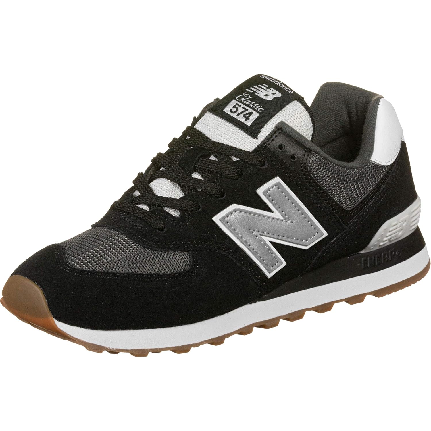 new balance lifestyle men's 574 sport nimbus cloud & white shoes