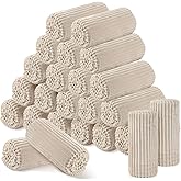 Buryeah 24 Pcs Flannel Throw Blanket Bulk 50 x 60 in Sleepover Blanket Outdoor Wedding Throw Lightweight, Oeko-tex Standard 100 Certified for Sofa Homeless Gifts (Khaki)