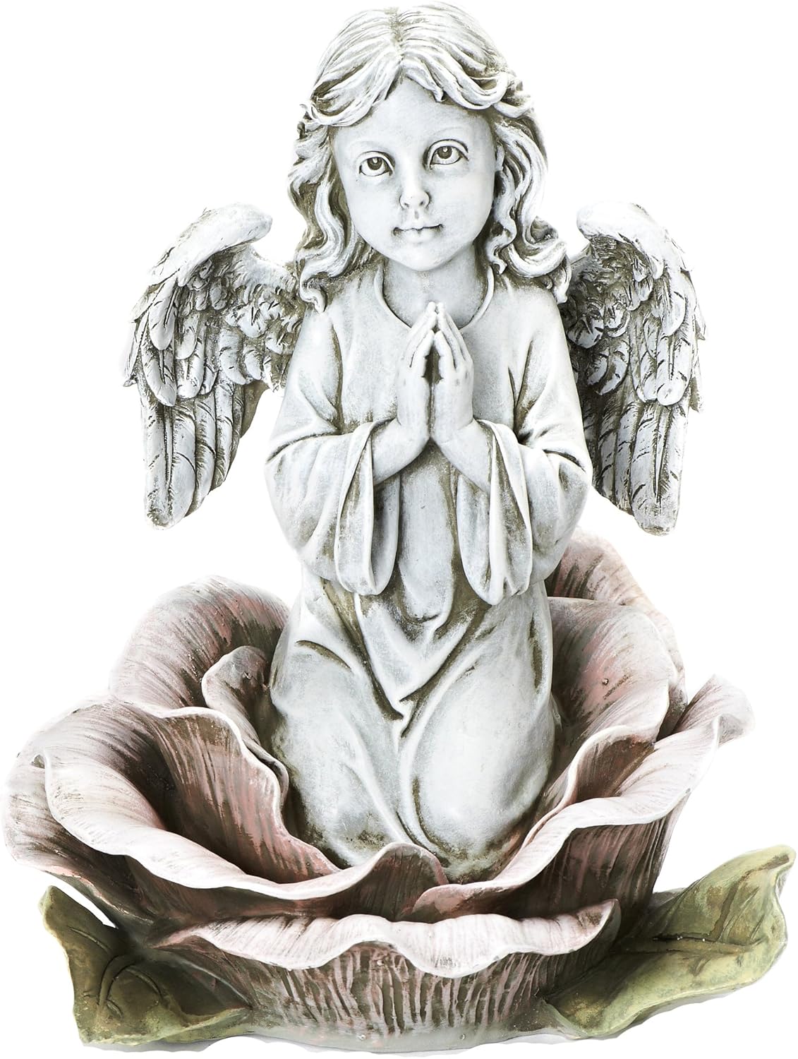 Best Roman Josephs Studio Inspirational Angel Bird Feeder Outdoor Garden Statue,