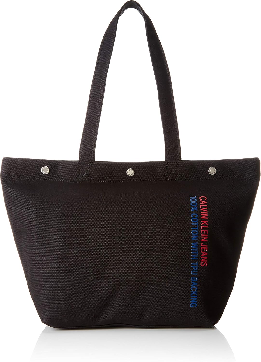 calvin klein canvas tote bag