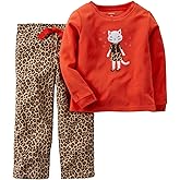 Carter's Baby Girls' 2 Piece PJ Set (Baby) - Cheetah - 24 Months