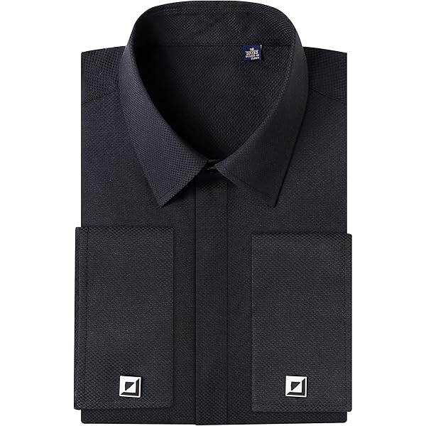 Big and Tall Cotton Rich Fancy French Cuff Dress Shirts to 6X (Grey, 20