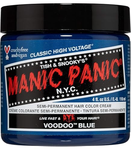Amazon.com : Manic Panic Navy Blue Hair Dye, After Midnight, 4 oz