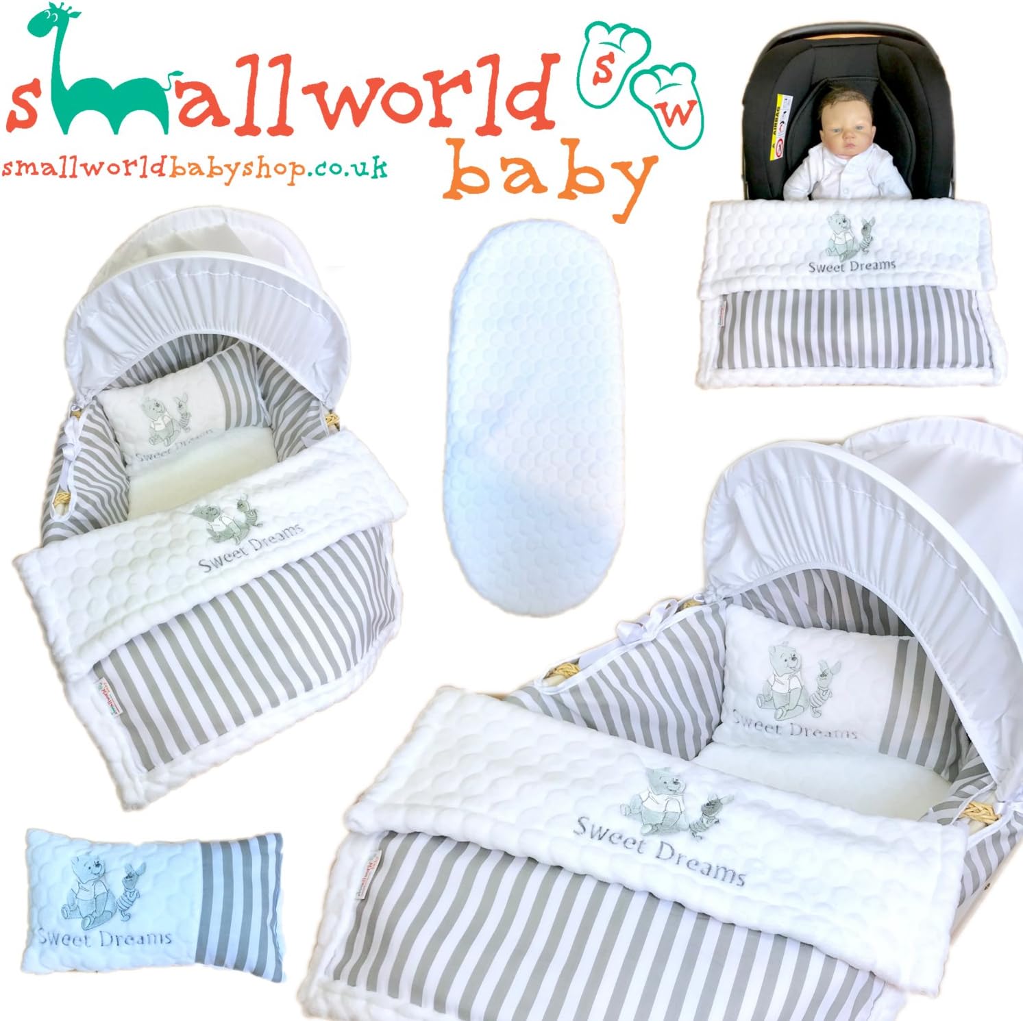 personalised moses basket
