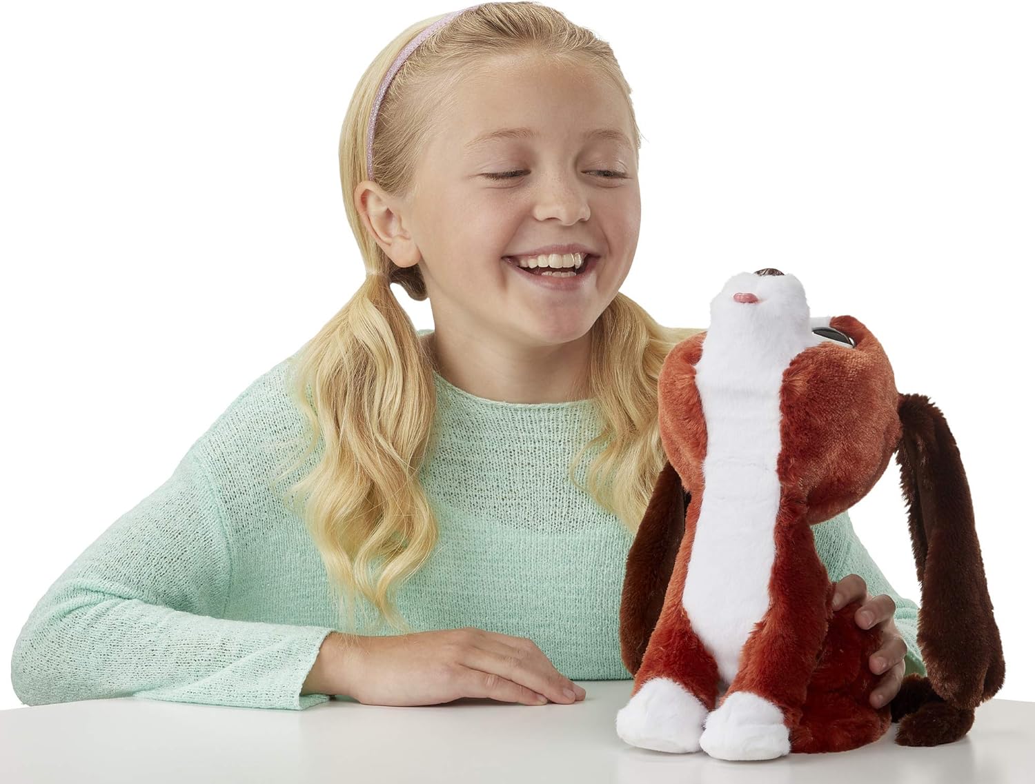 furreal howlin howie interactive plush pet toy