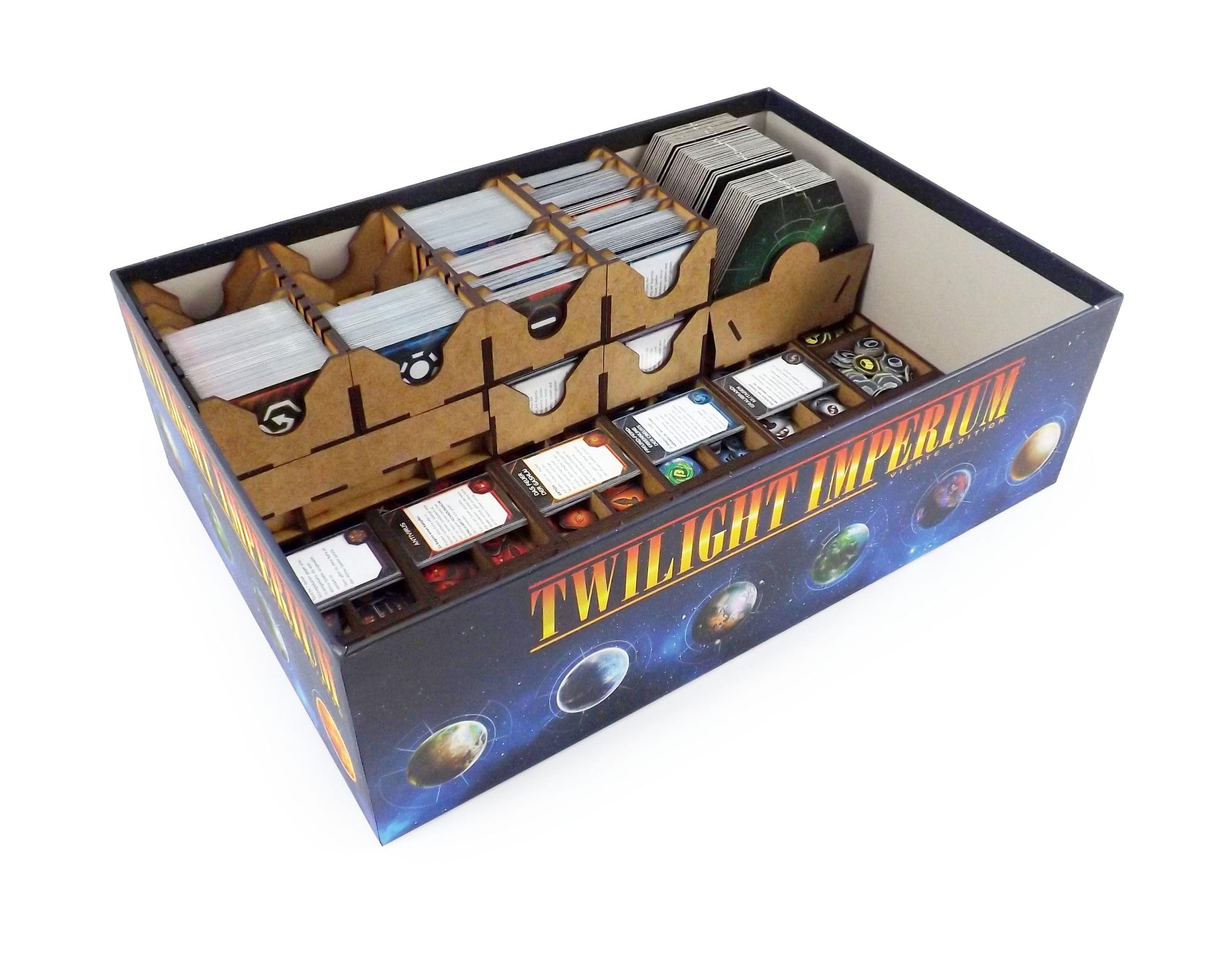 Boardgame Organizer compatible with Twilight Imperium 4