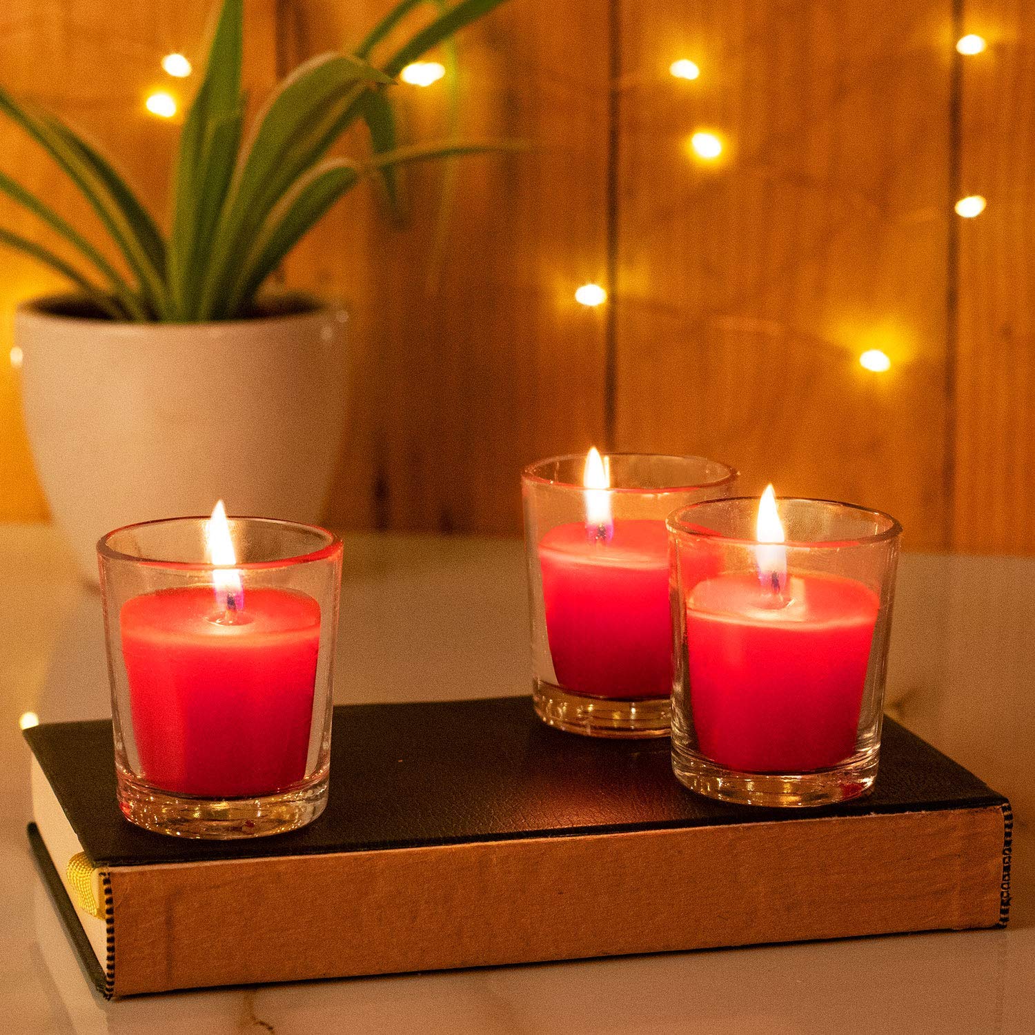 Buy Ein Sof Scented Candles for Bedroom/Home, Votive Glass Candles Set