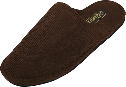 mens corduroy house slippers