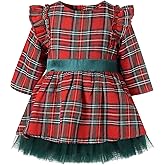 Toddler Baby Girl Christmas Tress Star Dress for Girls Sleeveless Layered Tulle Tutu Dress Winter Party Dress