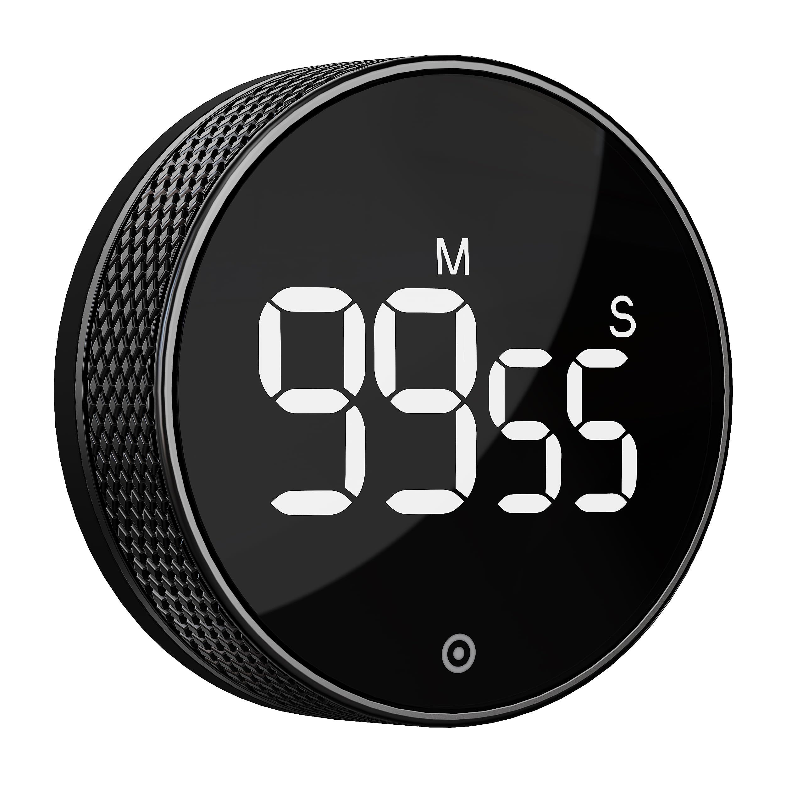 Photo 1 of BlueSnail Kitchen Timer with LED Digital Display Smart Efficana for Home Classroom Gym Office, Volume and Brightness Adjustable Productivity Timer (All Black)