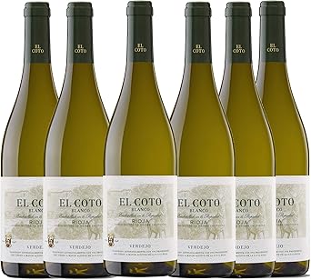 El Coto Verdejo Blanco Rioja - Caja 6 botellas 75 cl: Amazon.es: Alimentación y bebidas