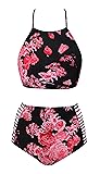 Angerella High Neck Bikini Womens Two Piece Push Up