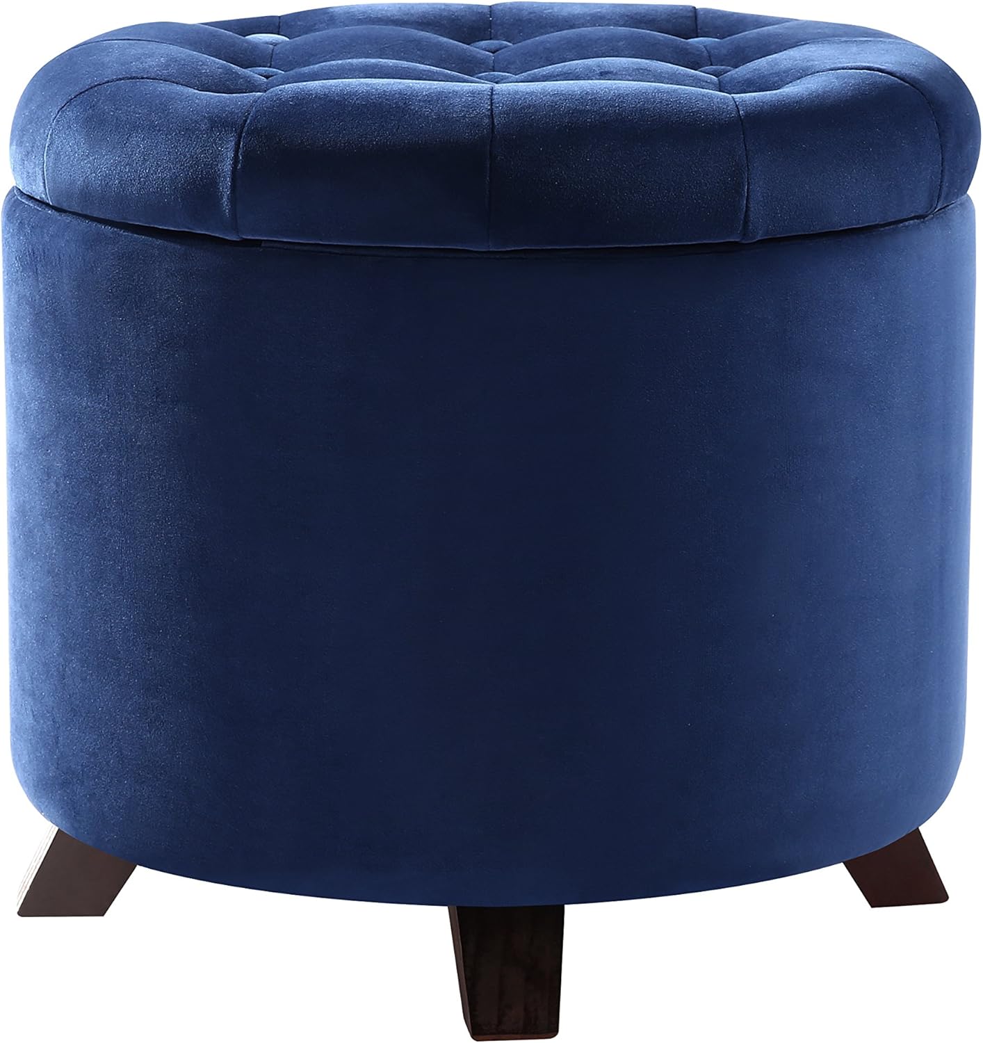 Best royal blue tufted ottoman