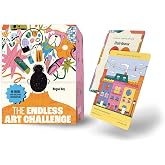 The Endless Art Challenge Card Deck: 90 Creativity Prompt Cards (Overall 25,000 Combinations!) for Never-Ending Art Inspiration (Creative Gifts)