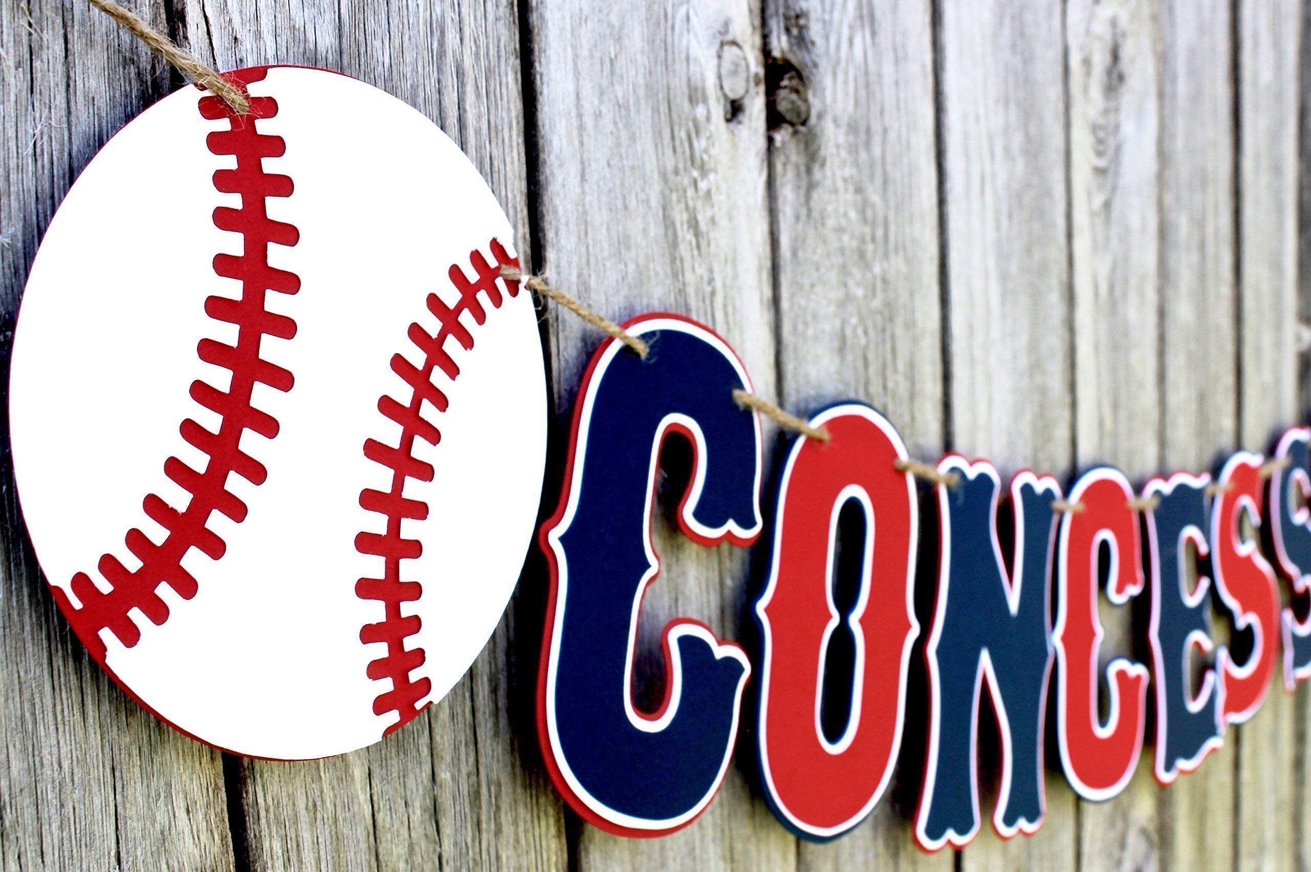 Baseball Concessions Banner