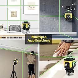 EODOJU Laser Level, 4 x 360° Laser Level with