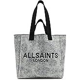 AllSaints Women's Handbag Izzy Denim E/W Tote Washed Grey