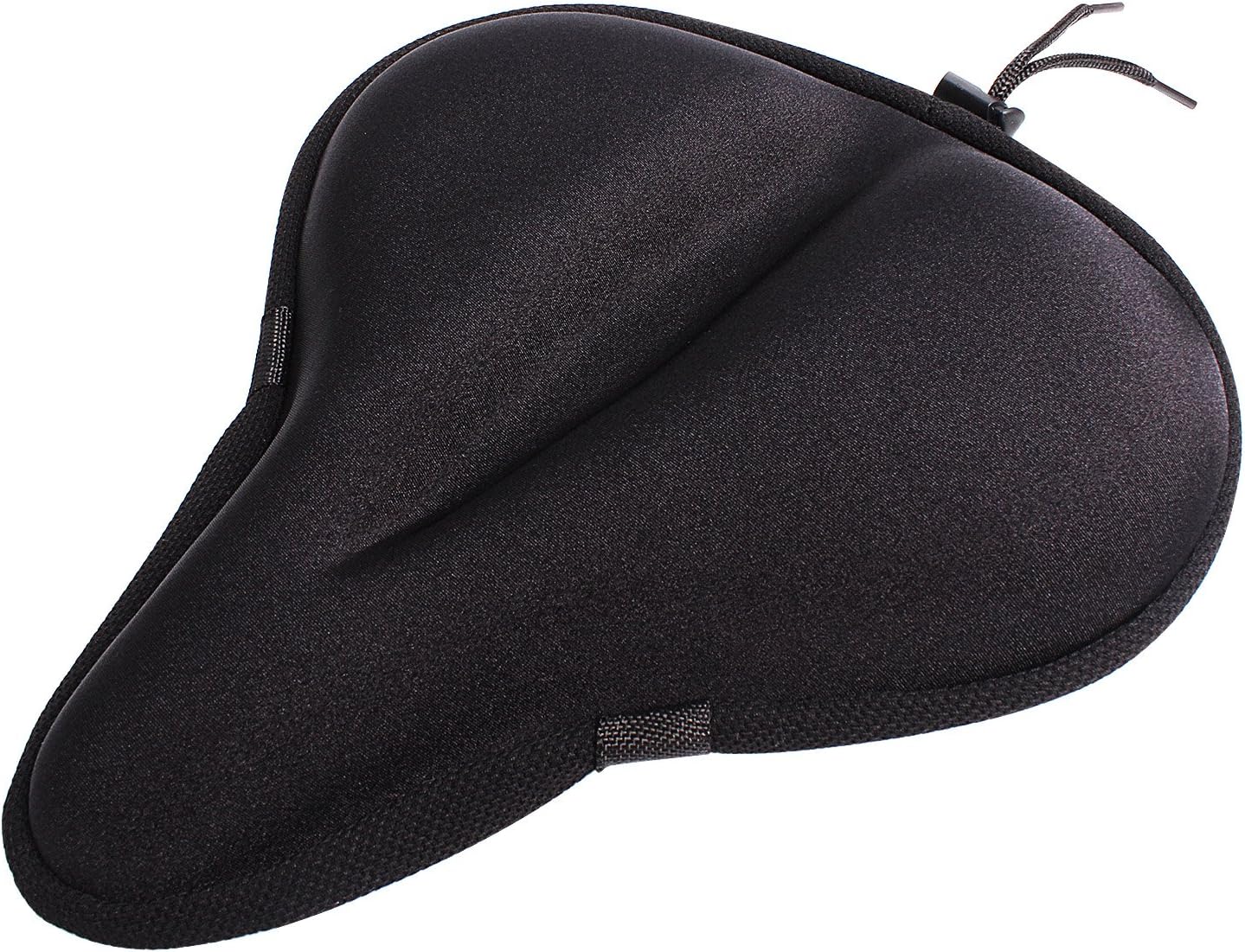 Yougai Exercise Bike Seat, Most Comfortable Gel Bicycle Saddle Pad Fits Stationary Bikes and Indoor Cycling - Extra Soft Bike Seat Cushion