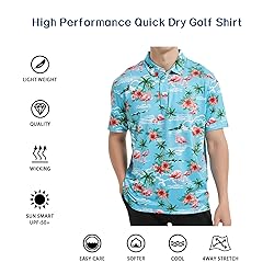 Men's Funny Golf Polo Shirts Short Sleeve