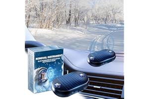 YUUAND 1PC Electromagnetic Snow Removal-Upgrade Solar Drive,Utility De-Icer,Snow Melting Artifact for Automobile,Mini Size De-Icer for Multiple Using,Car Snow Removal Tools Quick,Portable Mini Deicer