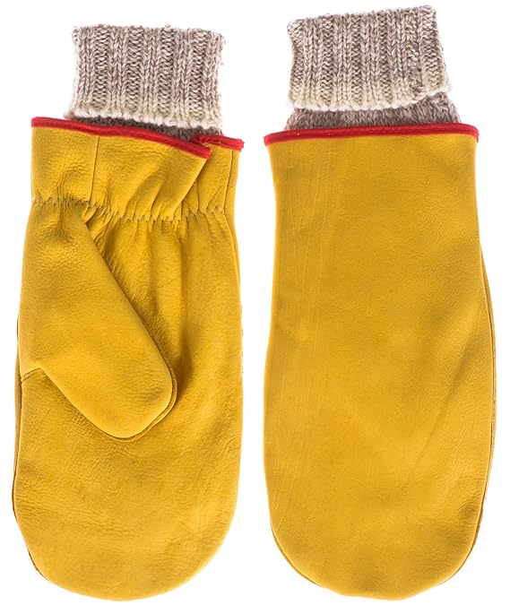 Klondike Men's Cow Hide Chopper Mitt with Heavy Weight Removable