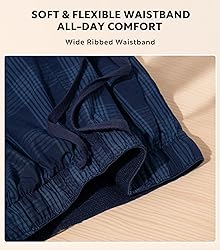 DAVID ARCHY Mens Pajama Pants Soft Cotton Plaid