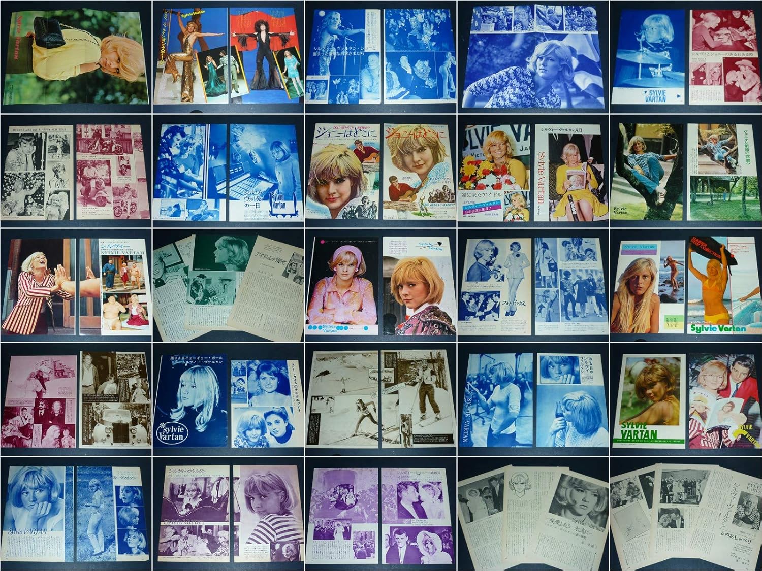 Amazon 歌手 シルヴィ バルタン 1960年代 1970年代雑誌切り抜き 50枚セット ポスター含む Sylvie Vartan シルビー ヴァルタン アイドルを探せ 来日 アイドル 芸能人グッズ 通販