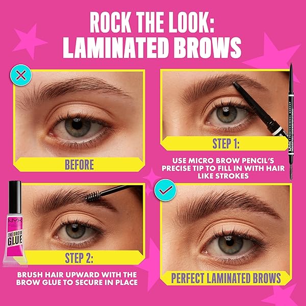 NYX PROFESSIONAL MAKEUP MICRO BROW PENCIL, PRECISE EYEBROW PENCIL – ASH BLONDE
