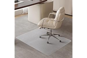 SHAREWIN Office Chair Mat for Carpet Floors, Desk Mats 48"X36" for Rolling Desk on Low Pile Carpets, Rectangle Computer Gamin